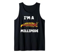 Cute Insect Centipede Minimalist Simple I'm a Millipede Camiseta sin Mangas