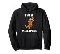 Cute Insect Centipede Minimalist Simple I'm a Millipede Sudadera con Capucha