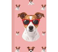 Cute Jack Russell in Red Sunglasses Lined Notebook - Fun Dog Journal on Pink Background | Gift for Kids, Teens & Jack Russell Lovers | Paperback Writing Notebook