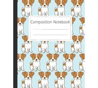 Cute Jack Russell Terrier Pattern Composition Notebook: A Fun Dog Themed Journal for School Supplies, Note Taking, and Creative Writing for Students and Dog Lovers
