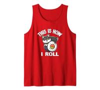 Cute Japanese Kawaii Sushi This Is How I Roll Shiba Inu Camiseta sin Mangas