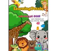 Cute Jungle Animals Coloring Book: Fun and Easy Bold Outlines for kids age 3 -6 | Stress-Free Coloring Pages