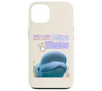 Cute Just A Girl Who Loves Belugas, Beluga Whale Enthusiast Carcasa para iPhone 13