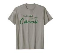 Cute Just a Girl Who Loves Colorado Camiseta
