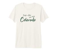 Cute Just a Girl Who Loves Colorado Camiseta Premium