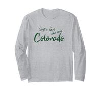 Cute Just a Girl Who Loves Colorado Manga Larga
