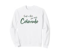 Cute Just a Girl Who Loves Colorado Sudadera