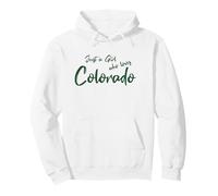 Cute Just a Girl Who Loves Colorado Sudadera con Capucha