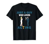 Cute Just A Guy Who Loves Actor de actuación Hombres y niños Camiseta