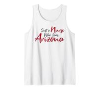Cute, Just a Nurse That Loves Arizona Camiseta sin Mangas