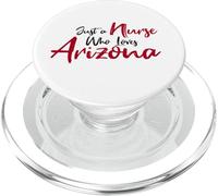 Cute, Just a Nurse That Loves Arizona PopSockets PopGrip para MagSafe