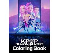 Cute K-pop Coloring Book: Jumbo Coloring Pages Featuring 50+ Kpops Magic Characters with Iconic Scenes for Kids Teens Adults