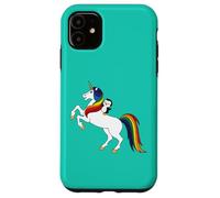 Cute Kawai Kids Girls Womens Unicorn Penguin Lover Carcasa para iPhone 11