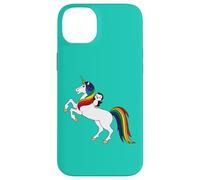 Cute Kawai Kids Girls Womens Unicorn Penguin Lover Carcasa para iPhone 14 Plus