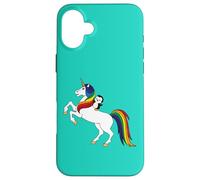Cute Kawai Kids Girls Womens Unicorn Penguin Lover Carcasa para iPhone 16 Plus