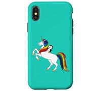 Cute Kawai Kids Girls Womens Unicorn Penguin Lover Carcasa para iPhone X/XS