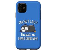 Cute Kawai Kids Lazy Power Saving Penguin Lover Carcasa para iPhone 11