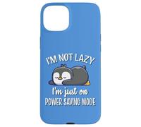 Cute Kawai Kids Lazy Power Saving Penguin Lover Carcasa para iPhone 15 Plus