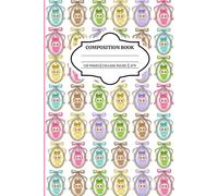Cute Kawaii Animal Composition Notebook: Colorful College Ruled Journal for Girls, Teens, and Kids, 6x9, 120 Pages, Adorable Kawaii Animal Faces with ... for School, Writing, Notes, Sketches & Dreams