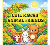 Cute Kawaii Animal Friends: A Cute Fantasy Coloring Book