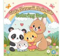 Cute Kawaii Animals Coloring Book - Adorable Animal Designs for Relaxation | 8.5" x 11", 33 Coloring Pages