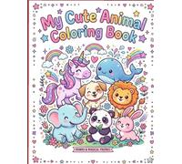 Cute Kawaii Animals Coloring Book for Kids A-Z