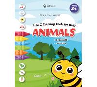 Cute Kawaii Animals Coloring Book for Kids: Learn Alphabet with Cute Animal Names Coloring Book for Kids Ages 3+ | Big, Easy Letter Learning Pages | 50+ Pages, 8.5 x 11 Inches