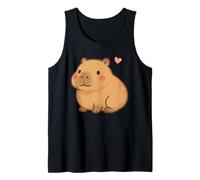 Cute Kawaii Capybara Adorable Animal, Lover Chibi Pet Camiseta sin Mangas
