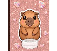 Cute Kawaii Capybara Composition Book: College Ruled Notebook for School, Journaling, Writing and Notes | 110 Pages | 7.5” x 9.25”