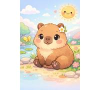 Cute Kawaii Capybara Notebook - Adorable Pastel Capybara Journal | Sweet Smiling Animal Cover | Lined Notebook 6x9 Inch, 120 Pages | School & Everyday ... Lovers, Cute Animal Fans & Cozy Journaling