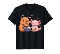 Cute Kawaii Capybara Ramen Axolotl Boba Kids Boys Girls Camiseta