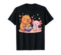 Cute Kawaii Capybara Ramen Axolotl Boba Kids Boys Girls Camiseta