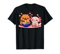Cute Kawaii Capybara Ramen Axolotl Boba Kids Boys Girls Camiseta