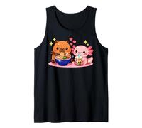 Cute Kawaii Capybara Ramen Axolotl Boba Kids Boys Girls Camiseta sin Mangas