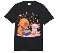 Cute Kawaii Capybara Ramen Axolotl Boba Kids Boys Girls Comfort Colors Adult Heavyweight T-Shirt