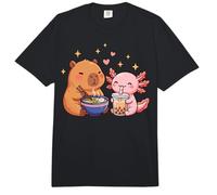 Cute Kawaii Capybara Ramen Axolotl Boba Kids Boys Girls Comfort Colors Adult Heavyweight T-Shirt