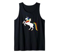 Cute Kawaii Cartoon Womens Girls Kids Unicorn Bunny Lover Camiseta sin Mangas