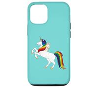 Cute Kawaii Cartoon Womens Girls Kids Unicorn Bunny Lover Carcasa para iPhone 12/12 Pro