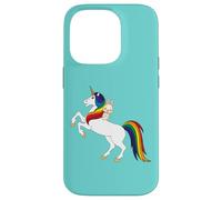 Cute Kawaii Cartoon Womens Girls Kids Unicorn Bunny Lover Carcasa para iPhone 14 Pro