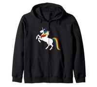 Cute Kawaii Cartoon Womens Girls Kids Unicorn Bunny Lover Sudadera con Capucha