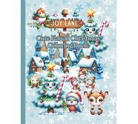Cute Kawaii Christmas Coloring Book