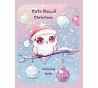 Cute Kawaii Christmas coloring book
