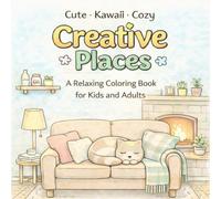 cute kawaii cosy - Creative Places Coloring Book: Cute & Cozy Coloring Scenes for Relaxation, Creativity and Calm A Relaxing Coloring Book for Kids and Adults