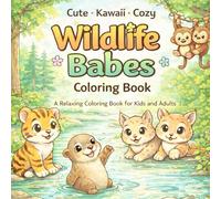 cute kawaii cosy - Wildlife Babies Coloring Book: A Relaxing Coloring Book with Cute Baby Animals for Kids and Adults