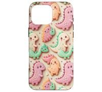 Cute Kawaii Dino T Rex Cookie Dinosaur Pattern for Kids Carcasa para iPhone 16 Pro MAX