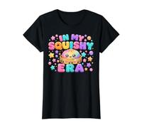 Cute Kawaii Dumpling in My Squishy Era Women Girls Graphic Camiseta gráfica económica, Mujer, Negro, XS