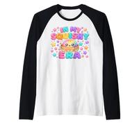 Cute Kawaii Dumpling in My Squishy Era Women Girls Graphic Camiseta Manga Raglan