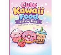 Cute Kawaii Food Coloring Book