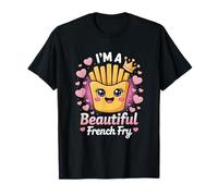 Cute Kawaii French Fries Cartoon Food Lover Anime Style Camiseta