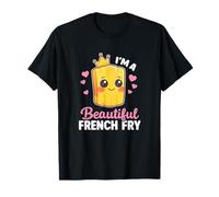 Cute Kawaii French Fries Cartoon Food Lover Anime Style Camiseta